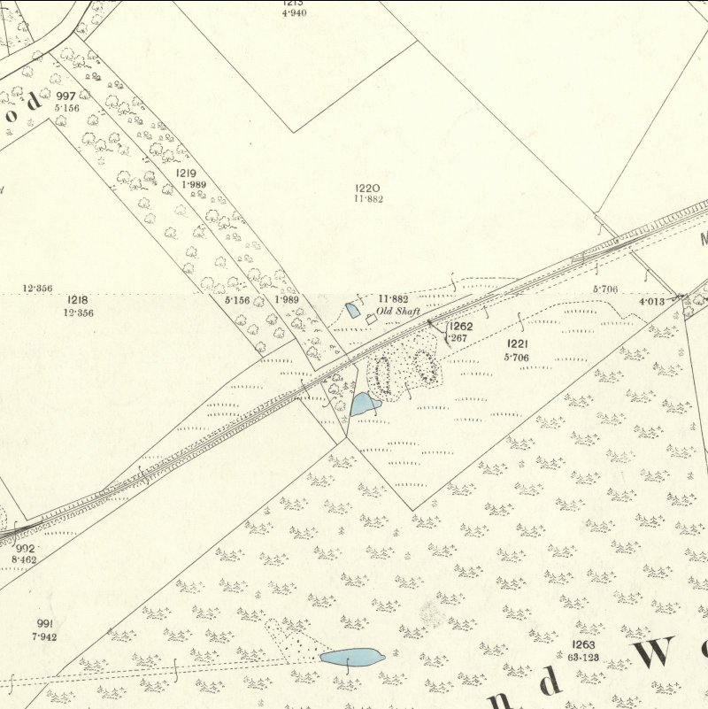 Hillhouseridge (aka Shotts) Oil Works - 25" OS map c.1898, courtesy National Library of Scotland