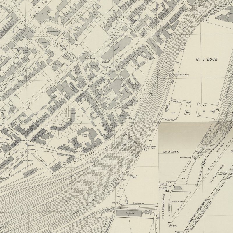 Methil Paraffin Oil Works - 1:2,500 OS map, courtesy National Library of Scotland