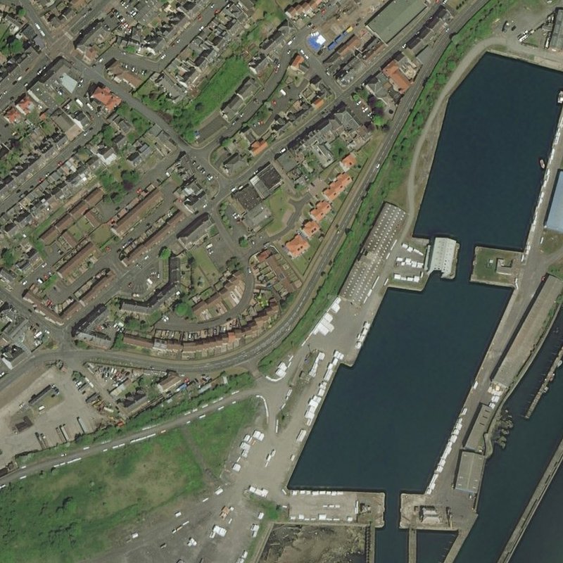 Methil Paraffin Oil Works - Aerial, courtesy National Library of Scotland