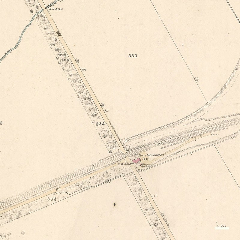 Stankards Oil Works - 25" OS map c.1856, courtesy National Library of Scotland