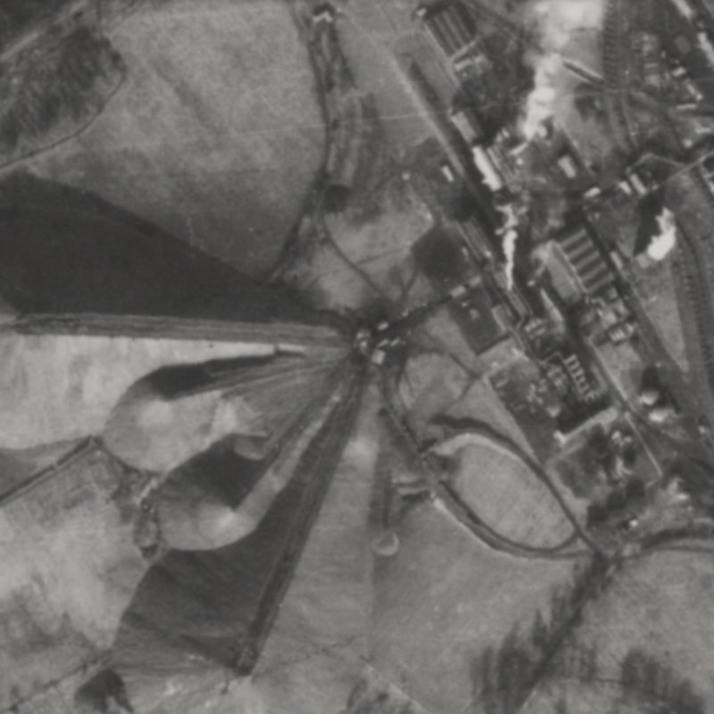 Westwood Crude Oil Works - Aerial Photo c.1950, courtesy National Library of Scotland